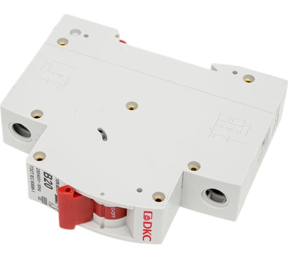 Автоматический выключатель модульный DKC YON max типа MD63N, 6кА, 1 полюс, хар ка B, 20А 1 шт MD63N 1PB20 MD63N-1PB20