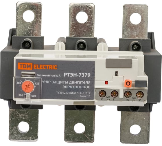Электронное токовое реле TDM ELECTRIC РТЭН-7379, 300-500А SQ0733-0007