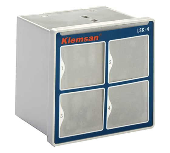 LED Сигнализатор четырехканальный Klemsan LSK 4 110V 0.0.0.5.83043 1
