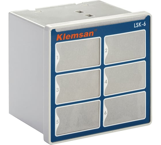 LED Сигнализатор шестиканальный Klemsan LSK 6 110V 0.0.0.5.83063 1