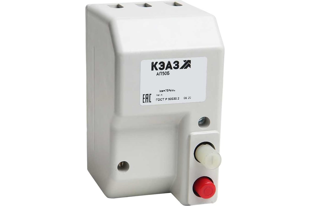 Выключатель автоматический КЭАЗ АП50Б-2МТ-2,5А-10Iн-400AC/220DC-У3 ...