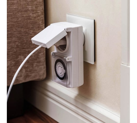 Розетка с механическим таймером REXANT в защитном корпусе IP 44 RX - 23 11-6003