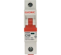 Автоматический модульный выключатель DKC YON max типа MD63S, 4,5кА, 1 полюс, характеристика C, 50А 1 ШТ MD63S 1PC50 MD63S-1PC50