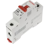 Автоматический модульный выключатель DKC YON max типа MD63S, 4,5кА, 1 полюс, характеристика C, 40А 1 ШТ MD63S 1PC40 MD63S-1PC40