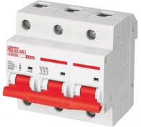 Миниатюрный автоматический выключатель HOROZ ELECTRIC SAFE (MCB 3P C100) 3P 100A C 4.5kA 400V 114-002-3100 HRZ00002647