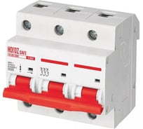 Миниатюрный автоматический выключатель HOROZ ELECTRIC SAFE (MCB 3P C80) 3P 80A C 4.5kA 400V 3P 80A C 4.5kA 400V 114-002-3080 HRZ00002646