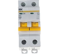 Автоматический выключатель IEK ВА47-29 2Р 4А 4,5кА х-ка D MVA20-2-004-D