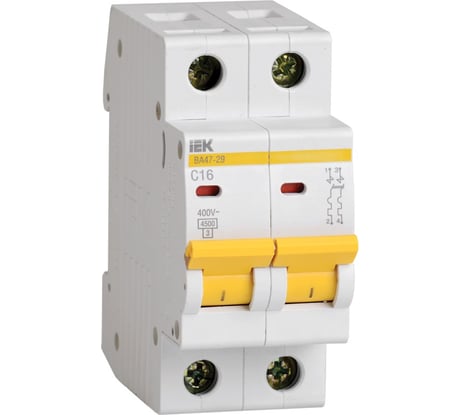 Автоматический выключатель IEK ВА47-29 2Р 4А 4,5кА х-ка В MVA20-2-004-B