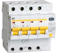 Дифференциальный автомат IEK АД14 4Р 16А 300мА  MAD10-4-016-C-300