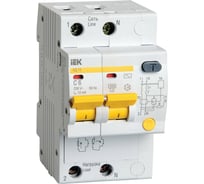 Дифференциальный автомат IEK АД12 2Р 6А 10мА MAD10-2-006-C-010