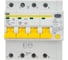 Дифференциальный автомат IEK АД14S, 4Р, 50А, 100мА MAD13-4-050-C-100 1