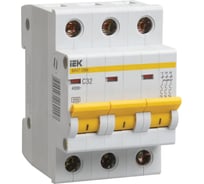 Автоматический выключатель IEK ВА47-29М, 3P, 25A, 4.5кА C MVA21-3-025-C