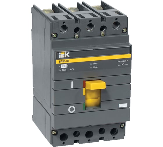 Автоматический выключатель IEK ВА88-35, 3Р, 125А, 35кА SVA30-3-0125-R 1
