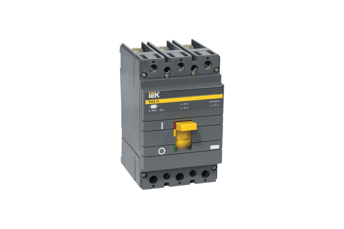 Автоматический выключатель IEK ВА88-35, 3Р, 200А, 35кА SVA30-3-0200-R ...
