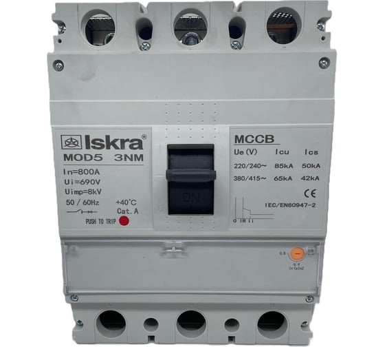 Автомат в литом корпусе iskra MOD5-3NM-800 УТ-00024566 1