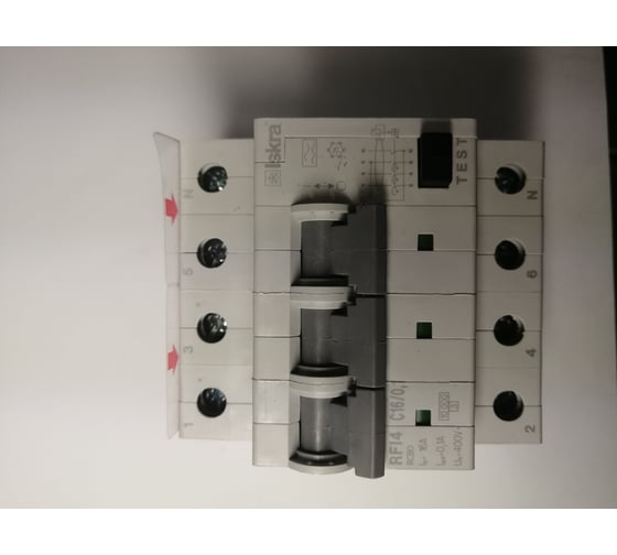 Автомат дифференциальный iskra RFI4-C-16/0,1 УТ-00025815