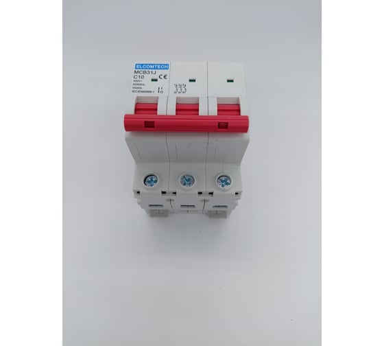 Автоматический выключатель ELCOMTECH MCB31J-4,5-3C10AC УТ-00026466