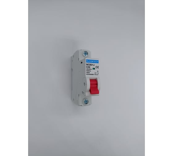 Автоматический выключатель ELCOMTECH MCB31J-4,5-1C32AC УТ-00026464