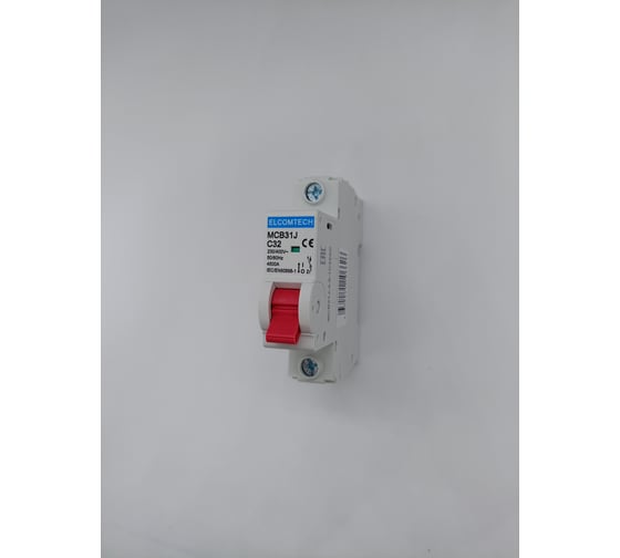 Автоматический выключатель ELCOMTECH MCB31J-4,5-1C32AC УТ-00026464