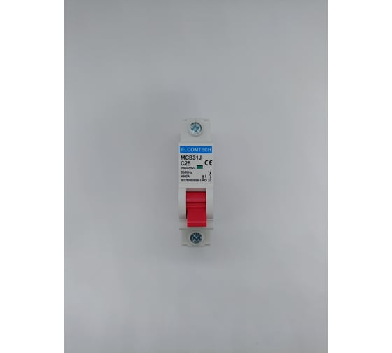 Автоматический выключатель ELCOMTECH MCB31J-4,5-1C25AC УТ-00026463 1