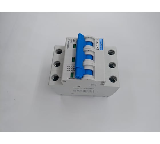 Автоматический выключатель ELCOMTECH MCB31J-10-3C63AC УТ-00026506