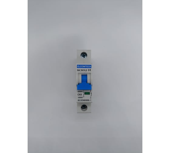 Автоматический выключатель ELCOMTECH MCB31J-10-1C63AC УТ-00026497