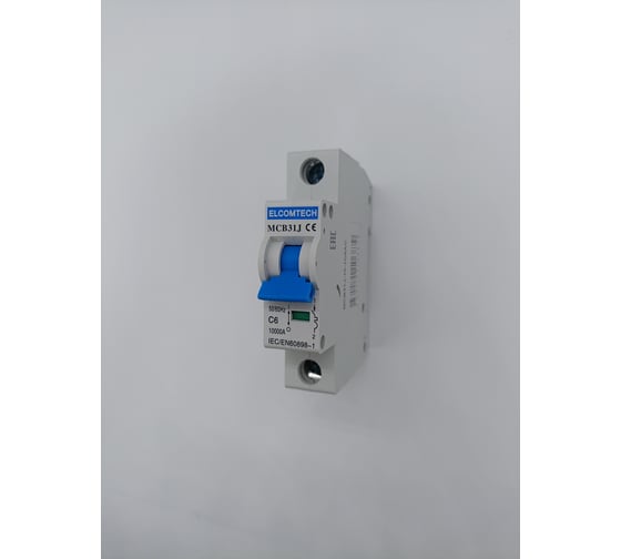 Автоматический выключатель ELCOMTECH MCB31J-10-1C6AC УТ-00026489