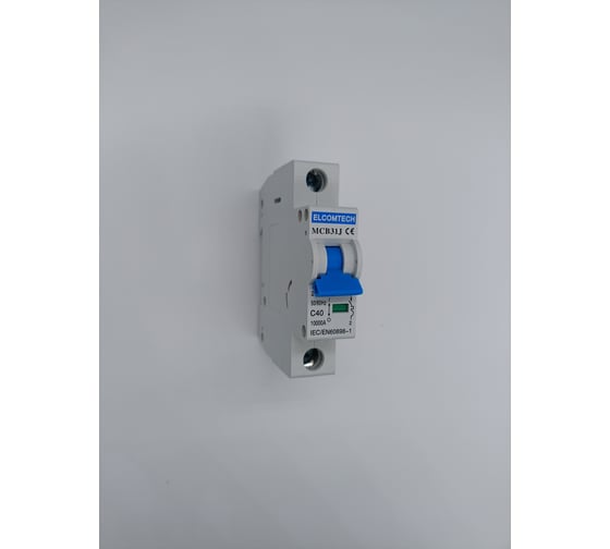 Автоматический выключатель ELCOMTECH MCB31J-10-1C40AC УТ-00026495