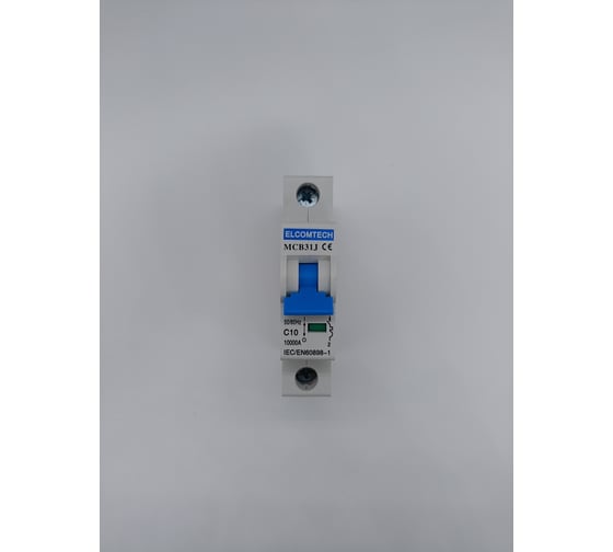 Автоматический выключатель ELCOMTECH MCB31J-10-1C10AC УТ-00026490
