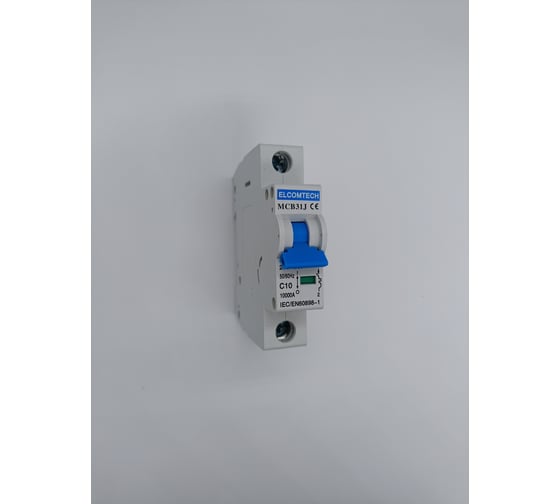Автоматический выключатель ELCOMTECH MCB31J-10-1C10AC УТ-00026490