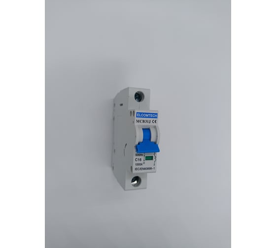 Автоматический выключатель ELCOMTECH MCB31J-10-1C16AC УТ-00026491