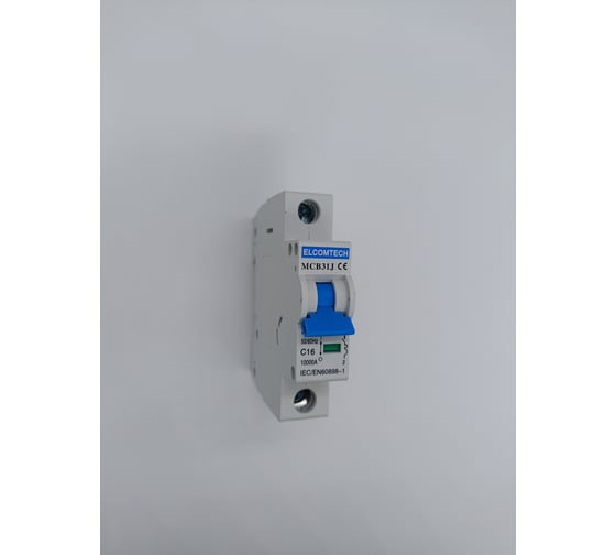 Автоматический выключатель ELCOMTECH MCB31J-10-1C16AC УТ-00026491