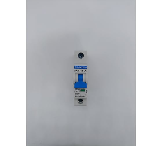 Автоматический выключатель ELCOMTECH MCB31J-10-1C20AC УТ-00026492