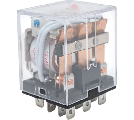Реле IEK РЭК77/3 LY3 с индикацией 10А 12В АC RRP10-3-10-012A-LED