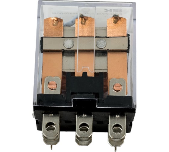 Реле IEK РЭК77/3 LY3 с индикацией 10А 24В DC RRP10-3-10-024D-LED