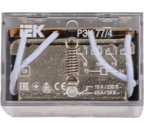 Реле IEK РЭК77/4 LY4 10А 24В АC RRP10-4-10-024A