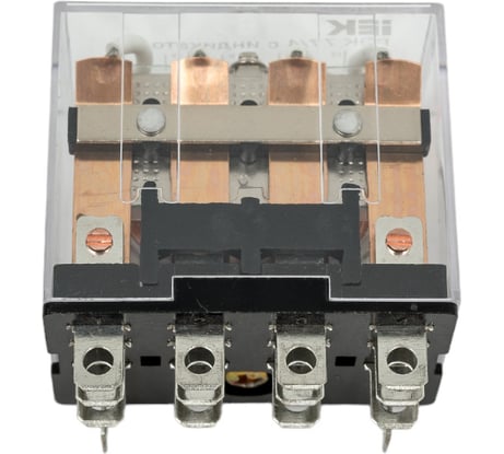Реле IEK РЭК77/4 LY4 с индикацией 10А 12В DC RRP10-4-10-012D-LED