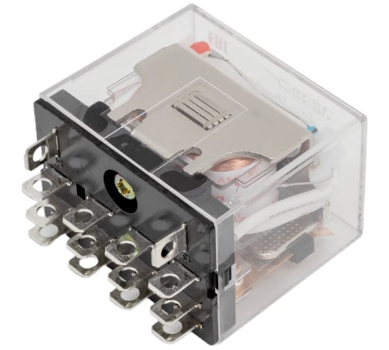 Реле IEK РЭК77/4 LY4 с индикацией 10А 24В DC RRP10-4-10-024D-LED