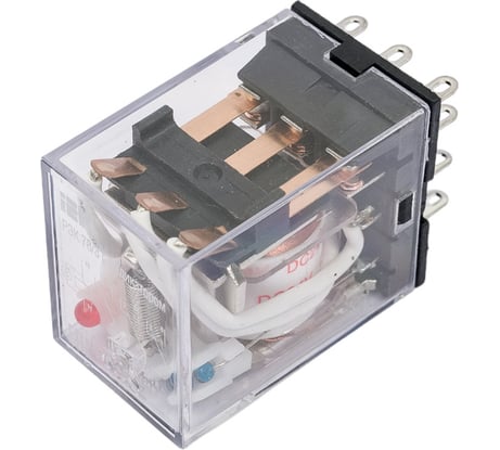 Реле IEK РЭК78/3 MY3 с индикацией 5А 24В DC RRP20-3-05-024D-LED