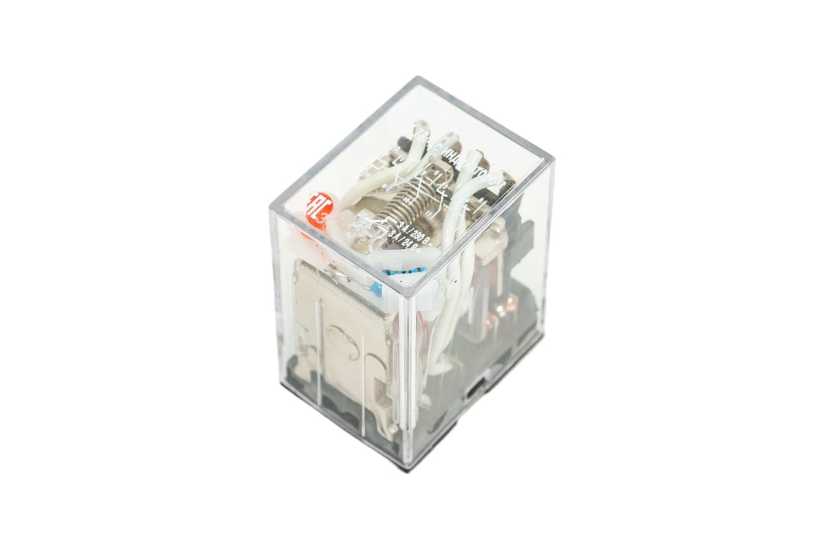 Реле IEK РЭК78/4 MY4 с индикацией 3А 230В АC RRP20-4-03-220A-LED ...