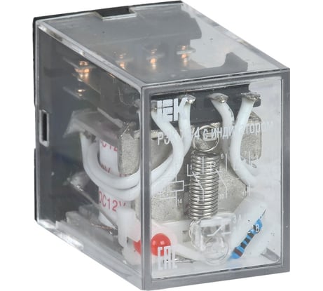 Реле IEK РЭК78/4 MY4 с индикацией 3А 230В АC RRP20-4-03-220A-LED