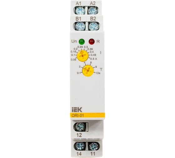 Реле тока IEK ORI 0,05-0,5А. 24-240В AC/24В DC ORI-01-05