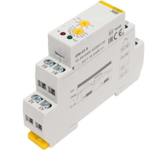 Реле тока IEK ORI 0,8-8А 24-240В AC/24В DC ORI-01-8