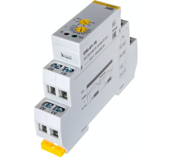 Реле тока IEK ORI 1,6-16А 24-240В AC/24В DC ORI-01-16