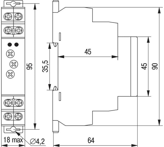Реле уровня IEK ORL 24-240В AC/DC ORL-01-ACDC24-240V