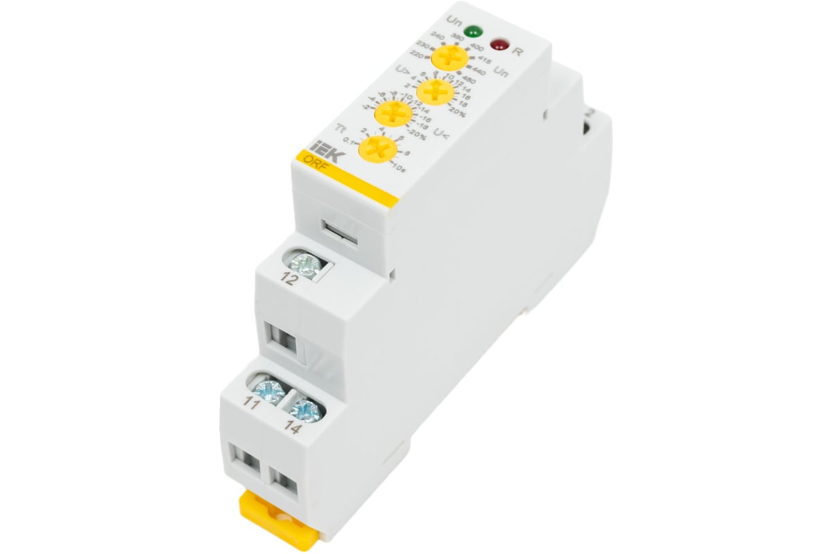 Реле фаз IEK ORF 04. 3фазы 220-460В AC ORF-04-220-460VAC - выгодная ...