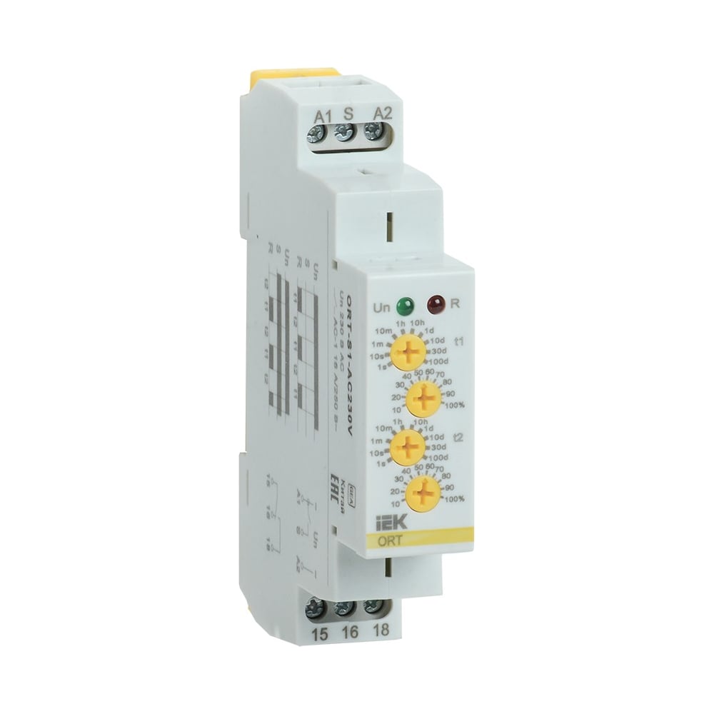 Циклическое реле IEK ORT 1 контакт 230В AС ORT-S1-AC230V - выгодная ...