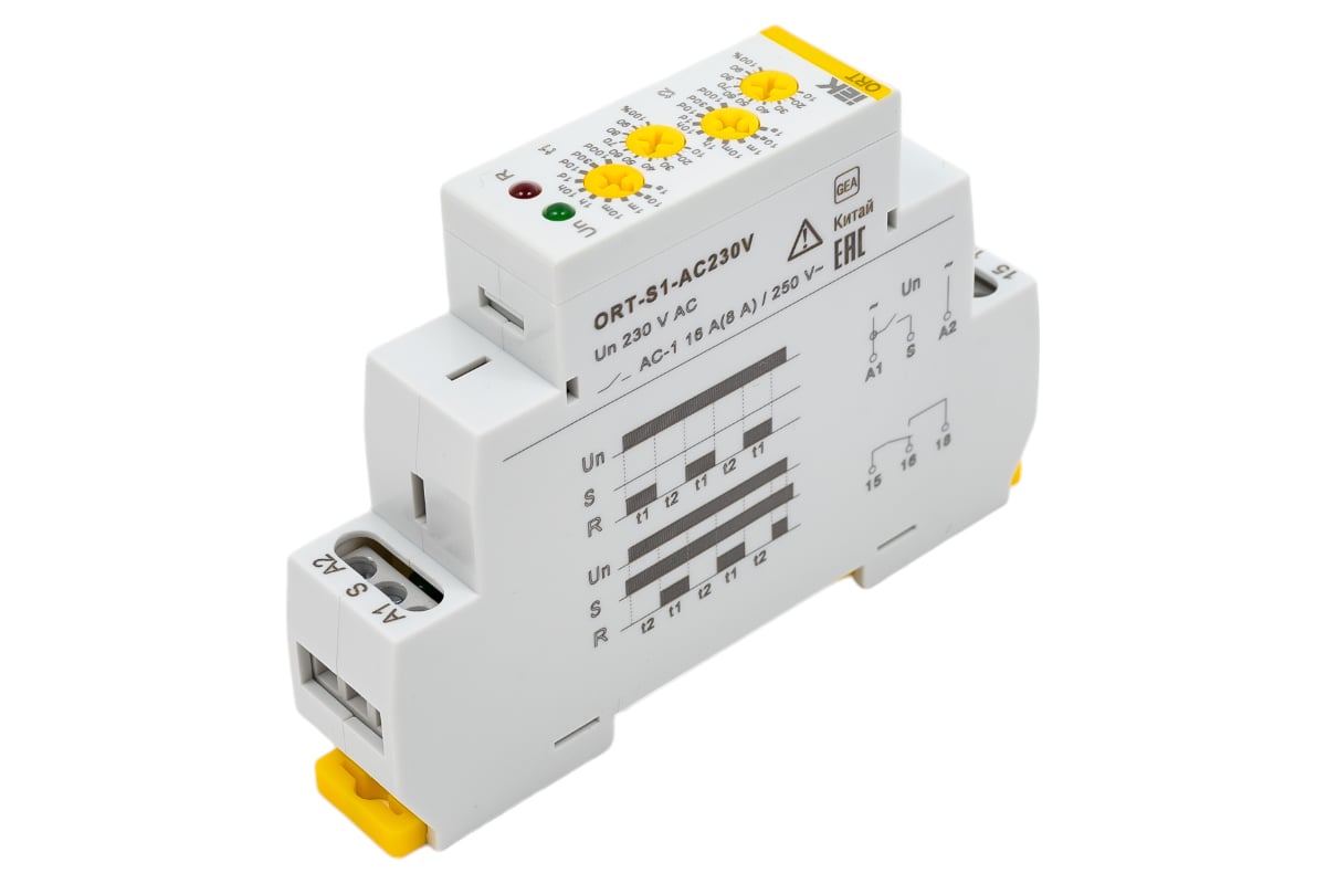 Циклическое реле IEK ORT 1 контакт 230В AС ORT-S1-AC230V - выгодная ...