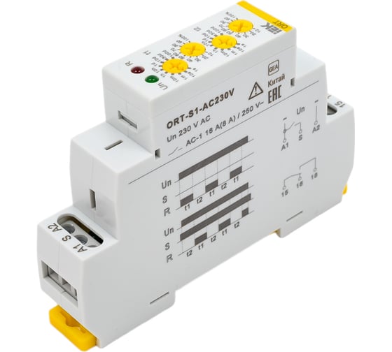 Циклическое реле IEK ORT 1 контакт 230В AС ORT-S1-AC230V