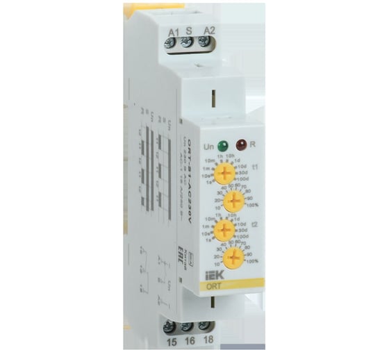Циклическое реле IEK ORT 1 контакт 230В AС ORT-S1-AC230V